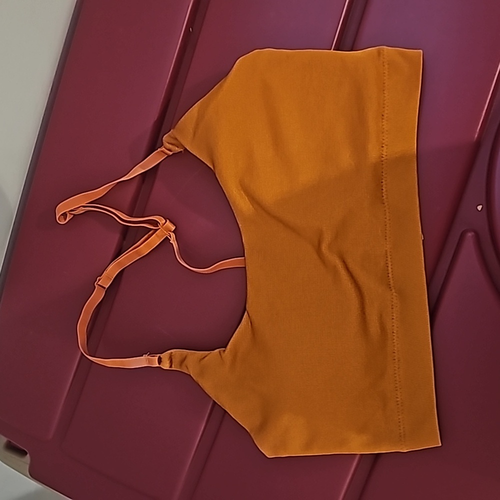 Burnt Orange Sports Bra
